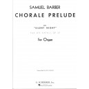 Chorale Prelude on Silent Night (from Die Natali, OP. 37)