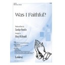 Was I Faithful (Acc. CD)