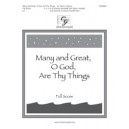 Many and Great O God Are Thy Things