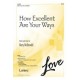 How Excellent Are Your Ways (Acc. CD)