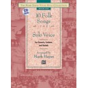 10 Folk Songs for Solo Voice Medium-Low