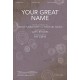 Your Great Name (Acc. DVD)