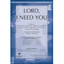 Lord I Need You (Acc. CD)