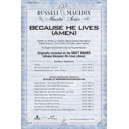 Because He Lives (Amen) (Orch)