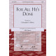 For All He's Done (Acc CD)