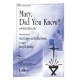 Mary Did You Know (Acc CD)