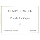 Cowell - Prelude for Organ