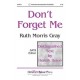 Don't Forget Me  (Acc. CD)