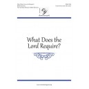 What Does the Lord Require  (Unison-2-Pt)