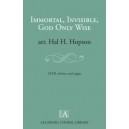 Immortal Invisible God Only Wise  (SATB)