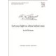 Let Your Light So Shine Before Men  (SATB)