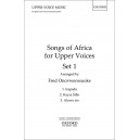 Songs of Africa for Upper Voices Set 1  (SA)