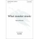 What Sweeter Music  (SATB)