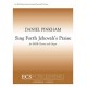 Sing Forth Jehovah's Praise  (SATB)