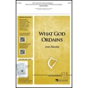 What God Ordains (SATB)