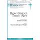 How Great Thou Art  (Acc. CD)