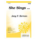 She Sings  (SATB)