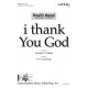 i thank You God (SATB div.)