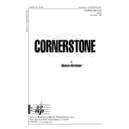 Cornerstone (SATB)