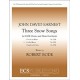 Three Snow Songs In the Silence  (SATB)