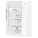 To Know the Love of God   (SAB)