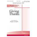 Giving Thanks  (SATB)