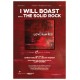 I Will Boast with The Solid Rock  (SATB)