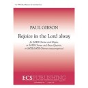 Rejoice in the Lord Alway  (SATB)