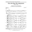 Give the King Thy Judgements  (SATB)