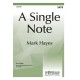 A Single Note (SATB)