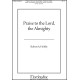 Praise to the Lord the Almighty  (SATB)