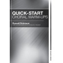 Quick Start Choral Warm Ups  (Acc. CD)