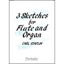 Staplin - 3 Sketches for Flute and Organ