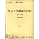 Tournemire - Cinq Improvisations Vol 2