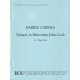 Cabena - Variants In Memoriam John Cook - Organ Solo