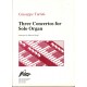 Tartini - Three Concertos for Solo Organ