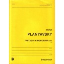 Planyavsky - Fantasia In Memoriam A.H.