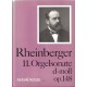 Rheinberger - 11. Orgelsonate in D Minor