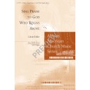 Sing Praise to God Who Reigns Above  (SATB)
