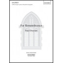 For Remembrance  (SATB)