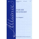 O Quam Suavis Est  (SATB)