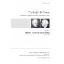 Thy Light is Come  (SATB)