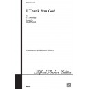 I Thank You God  (SATB)