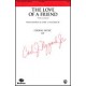 The Love of a Friend  (SATB)