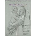 Mary Did You Know  (SATB)