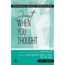 Just When You Thought (Accompaniment CD)