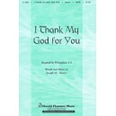 I Thank My God For You (SATB)