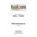 Todd - Remembrance  (SATB)