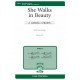 She Walks in Beauty  (SATBB)