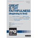 Great Is Thy Faithfulness (Beginning to End) SATB